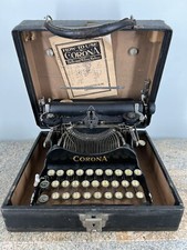 1917 Corona Personal Writing Machine Typewriter With Original Instructions thumbnail