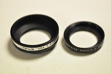 Ednalite series 5 lens hood with a Tiffer 562 adapter ring for drop-in filters