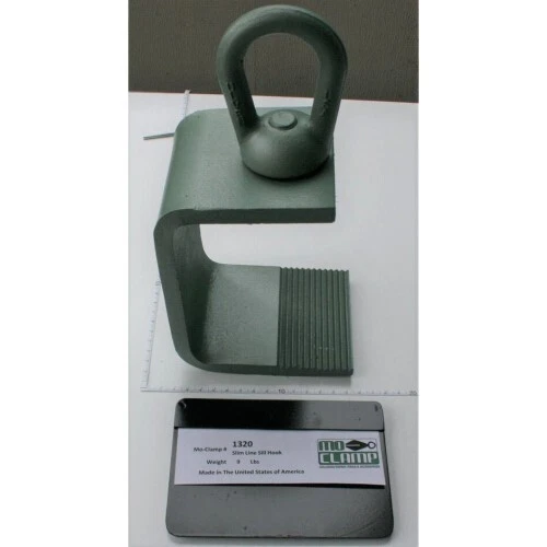 Gancho de umbral de línea delgada Mo-Clamp 1320, 4 toneladas, acero tratado térmicamente, 11-1/2" L Foto 4 de 4