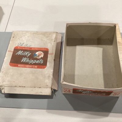 Milky Whippets 5 Cent Waldies Chocolate Co Inc New York NY Candy Box Display