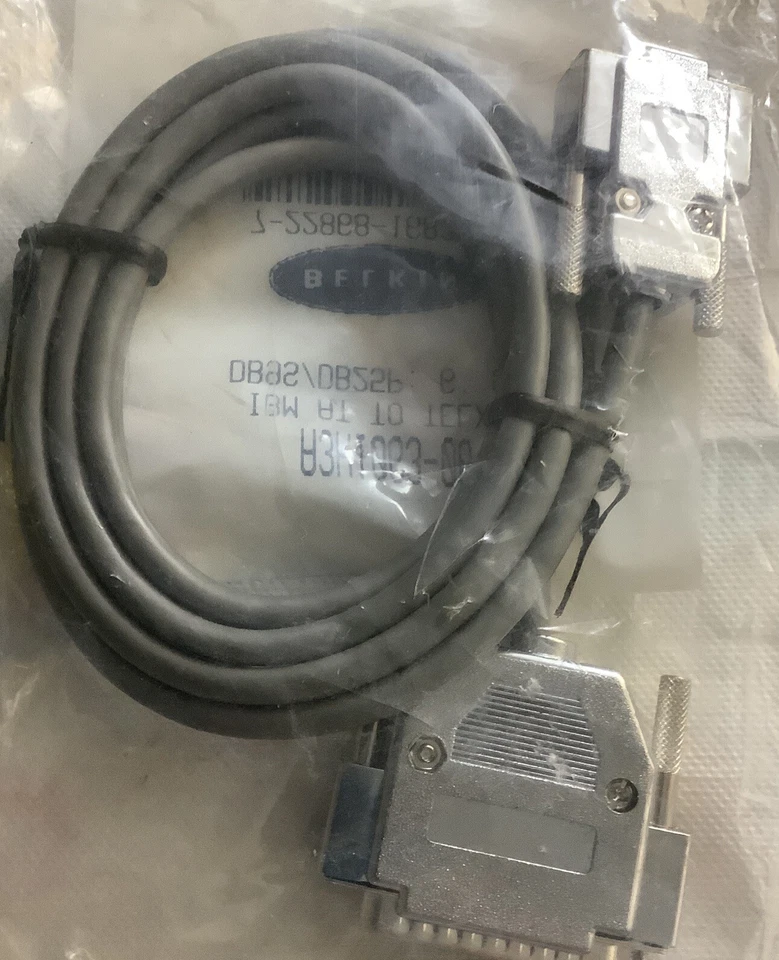 Cable Belkin A3H1063-06 IBM AT a Telxon DB9D/DB25S 6’ SH, NUEVO Foto 4 de 4
