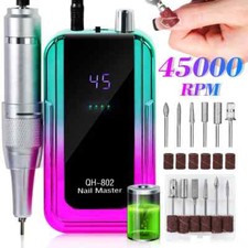 45000RPM Rechargeable Nail Drill Machine Nail Polish Remover Sander Manicure