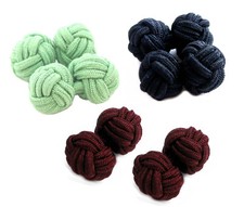Posamentkn&ouml;pfe Stoffknoten mint marine blau burgund SKM2