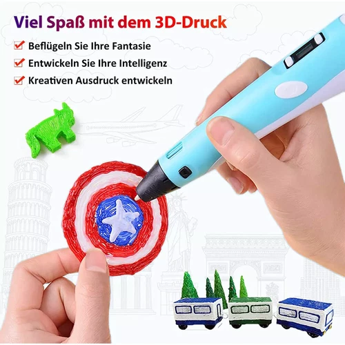 3D Stifte Set Kinder DIY 3D Druckstift 12Farben 36m Filament Geschenk DHL - Bild 2 von 15