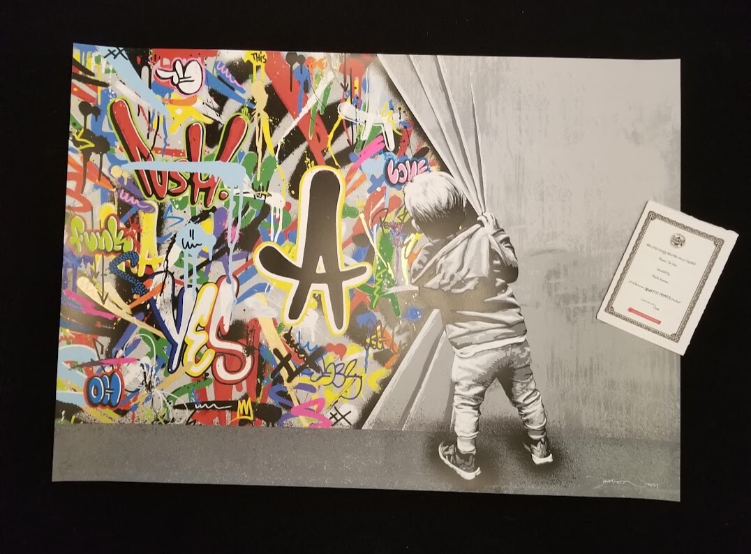 Martin Whatson Beyond The Wall 真作 Martin Whatson（マーティン・ワトソン）「Beyond The Wall