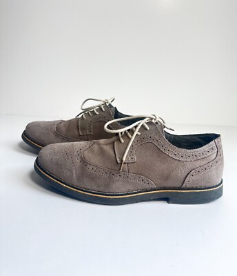Alpine Swiss Zurich Mens Wing Tip Dress Shoes Two Tone Brogue Lace Up Oxfords