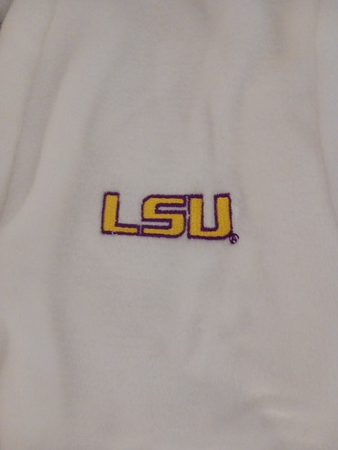 LSU Tigers Bath Robe (L/XL) LOUISIANA OFFICIAL NCAA - Picture 7 of 8