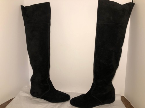 ANN TAYLOR OVER THE KNEE BOOT ~ BLACK ~ US WOMENS SIZE 6.5 - 第 1/9 張圖片
