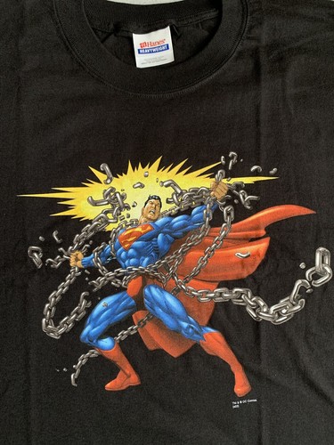 Superman Graphitti Designs Y2K Shirt DC COMICS. Ketten brechen. Neu ohne etikett xxl