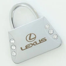 Lexus Crystal Purse Key Ring (Chrome)
