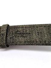 Uhrband Canvs Uhrenarmband Vegan beige schwarz grau 18, 20, 22mm von Fluco / 52