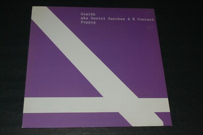 Gimikk aka Daniel Sanchez & E Contact~Poppop~Netherlands IMPORT~Minimal Techno