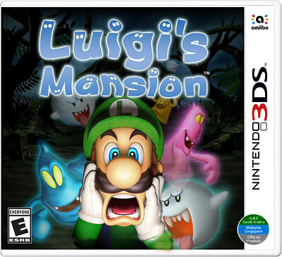 Luigi's Mansion 3DS New Sealed Game (Action/Adventure Survival Horror 2018)
