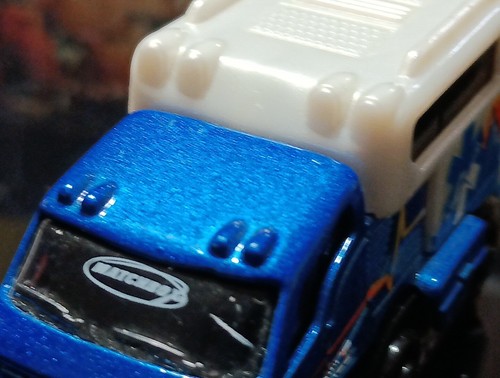 2001 Matchbox Arctic Track Truck Blue White Team Tundra Artic - 第 21/23 張圖片