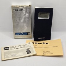 Toshiba LC-840 Liquid Crystal Auto Calendar Electronic Calculator Japan 1981