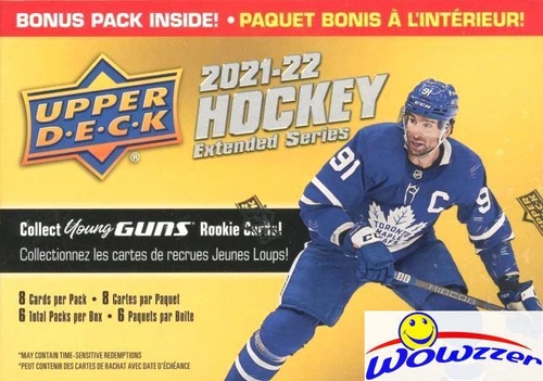 2021/22 Upper Deck EXTENDED Series Hockey EXCLUSIVE Factory Sealed Blaster Box!