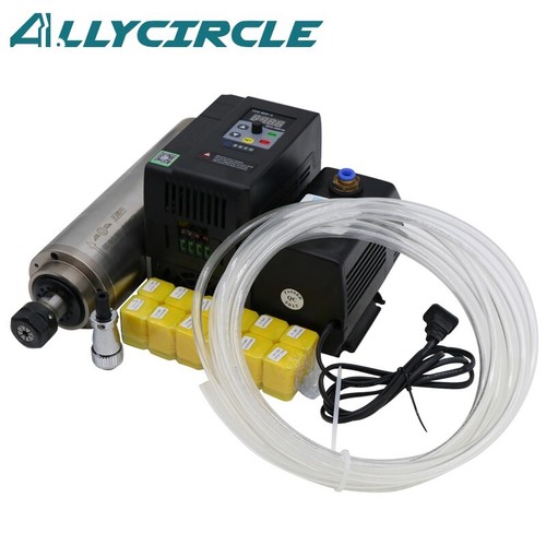 2.2KW Water Cooled Spindle 80MM 4 Bearings&2.2KW VFD&12PCS ER20&Water Pump Pipe - Picture 3 of 19