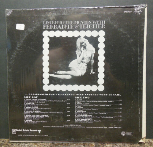 SEALED! Listen To The Movies With Ferrante and Teicher, 12" LP Mint (E) - Picture 2 of 2