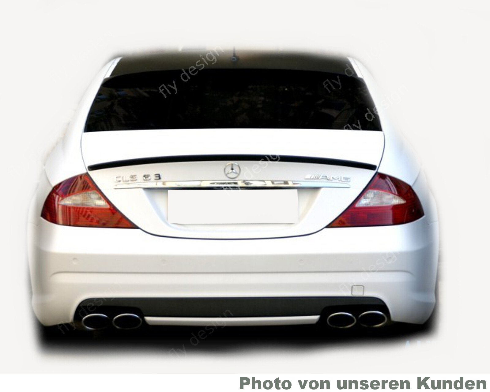 For CLS A-Still Spoiler Rear Spoiler Wing Aileron Duck Tail Trunk Spoiler A