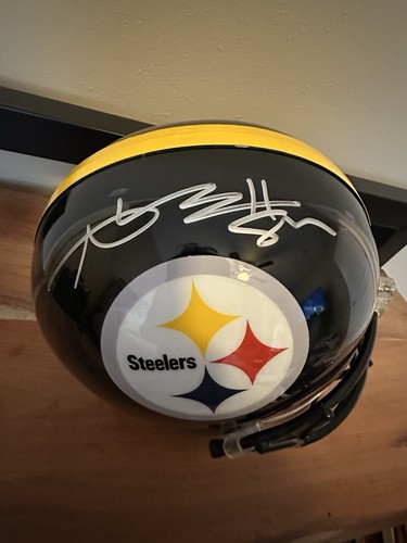 Antonio Brown Signed Full Size Replica Helmet COA JSA Pittsburgh Steelers - Picture 2 of 12