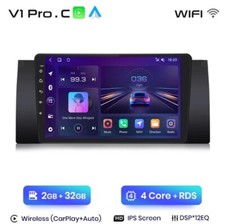 RADIO 2 DIN GPS PER BMW E39 E53 520 X5 ANDROID BLUETOOTH USB GPS NAVIGATORE 2/32