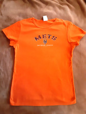 New York Mets Orange Tee Shirt, Childrens XL, Only been worn Once, Nice