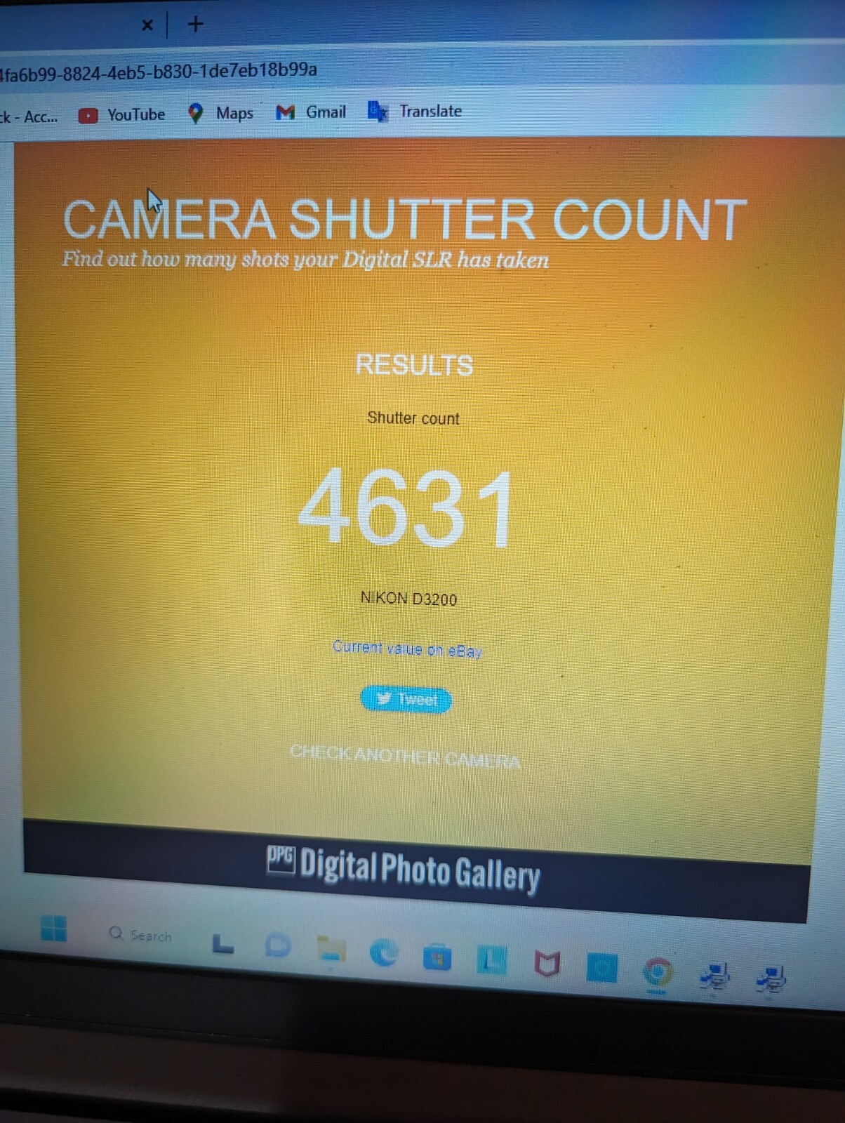 Nikon D D3200 24.2MP Digital SLR Camera W/55200mm Lens only 4631