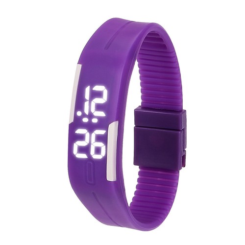 LED Display Waterproof Sports Watch Soft Silicone Sports Wrist Smart Watch Strap - Zdjęcie 16 z 23