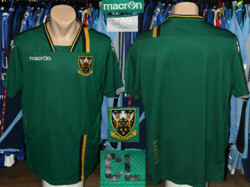 Maillot De Rugby Northampton Saints Années 2010 - Taille XXL Homme - Marque Macron - Occasion Très Bon état