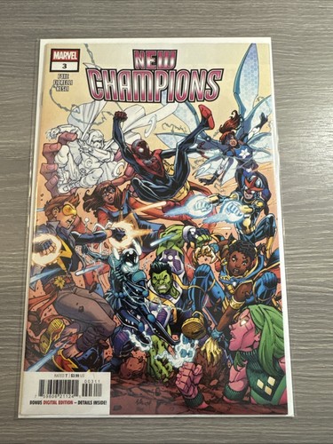New Champions #3 1st Full App. Magnetrix Marvel Comics 2025 NM