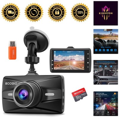 Advanced 1080P Car Camera with Loop Recording & Motion Detection Technology