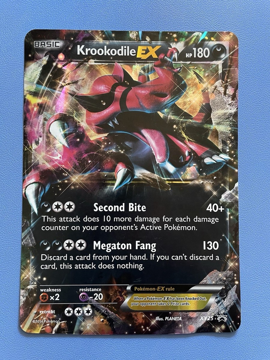 Krookodile EX XY25 - Factory Miscut - Black Star Promo Jumbo Pokemon Card | eBay Krookodile EX XY25 - Factory Miscut - Black Star Promo Jumbo Pokemon Card | eBay
