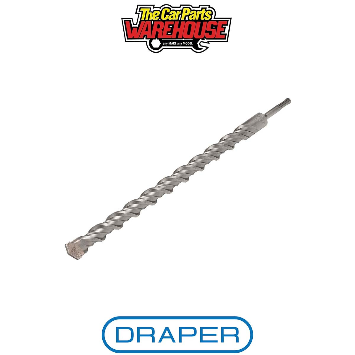 Draper SDS Plus Drill Bit 28.0 x 450mm Tungsten Carbide Tip Double Flute 13883 - Image 3
