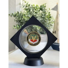 U S AIR FORCE AIR COMBAT COMMAND Challenge Coin With Display Case
