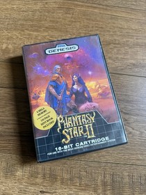 Phantasy Star II (2) - Sega Genesis - CIB No Map, Tested and Working!
