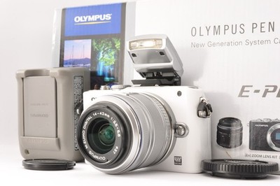 [Fast neuwertig] Olympus PEN Lite E-PL3 & M.ZUIKO 14-42mm Objektiv Kit aus...