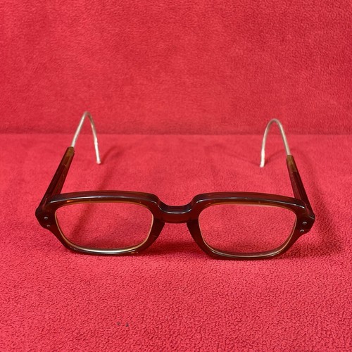 Vintage 70er Romco Z87 Brille Braun 4 1/2-6 1/2 HA 50-22 LO Zopfbügel mit Etui - Bild 5 von 21
