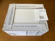 Image of British Ceramic Tile White Gloss Wall Tiles, 200mm x 250mm CAN30046
