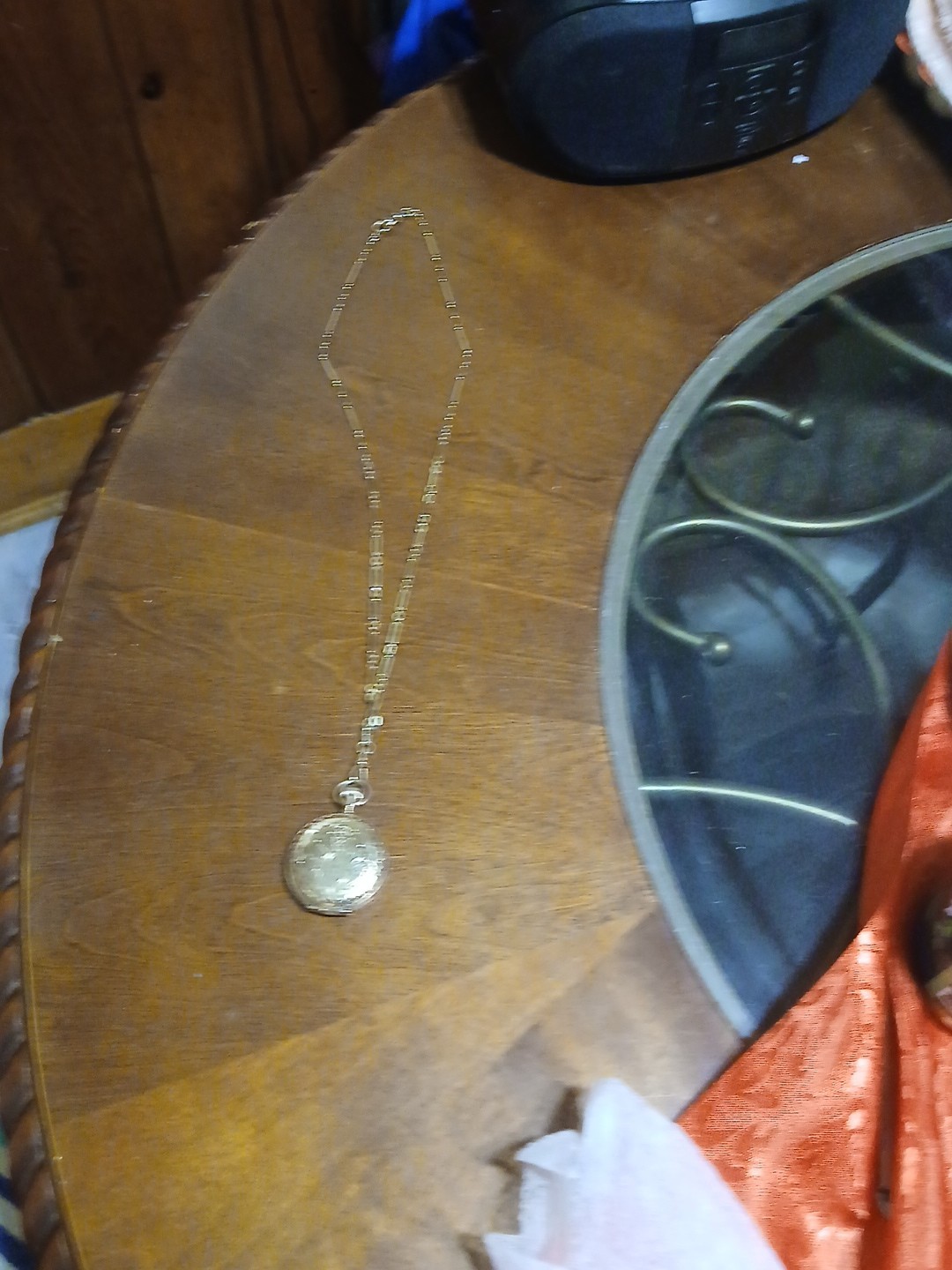 18 KTP Pocket Watch And Negalace 