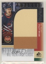 2020 SP Game Used 2019 NHL Heritage Classic Banner Year Relics Bryan Little ye8