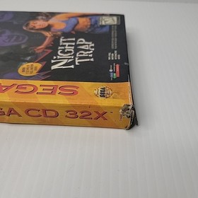 Night Trap (Sega CD 32X, 1994) CIB Complete W/ 2 Discs Manual & Box