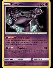 Mewtwo Rare SM Unbroken Bonds 75/214 Psychic Pokemon Card on eBay