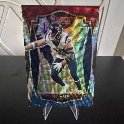 Panini Select 2020 Premier Level J.J. Watt Texans #128 Tri-Color Prizm /199