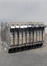 General  Electric GE Circuit Breaker 15 Amp Thin 1 Pole THQ (Lot of 10)