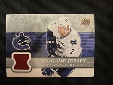 2008-09 Upper Deck #GJ2-MO Mattias Ohlund UD Game Jerseys