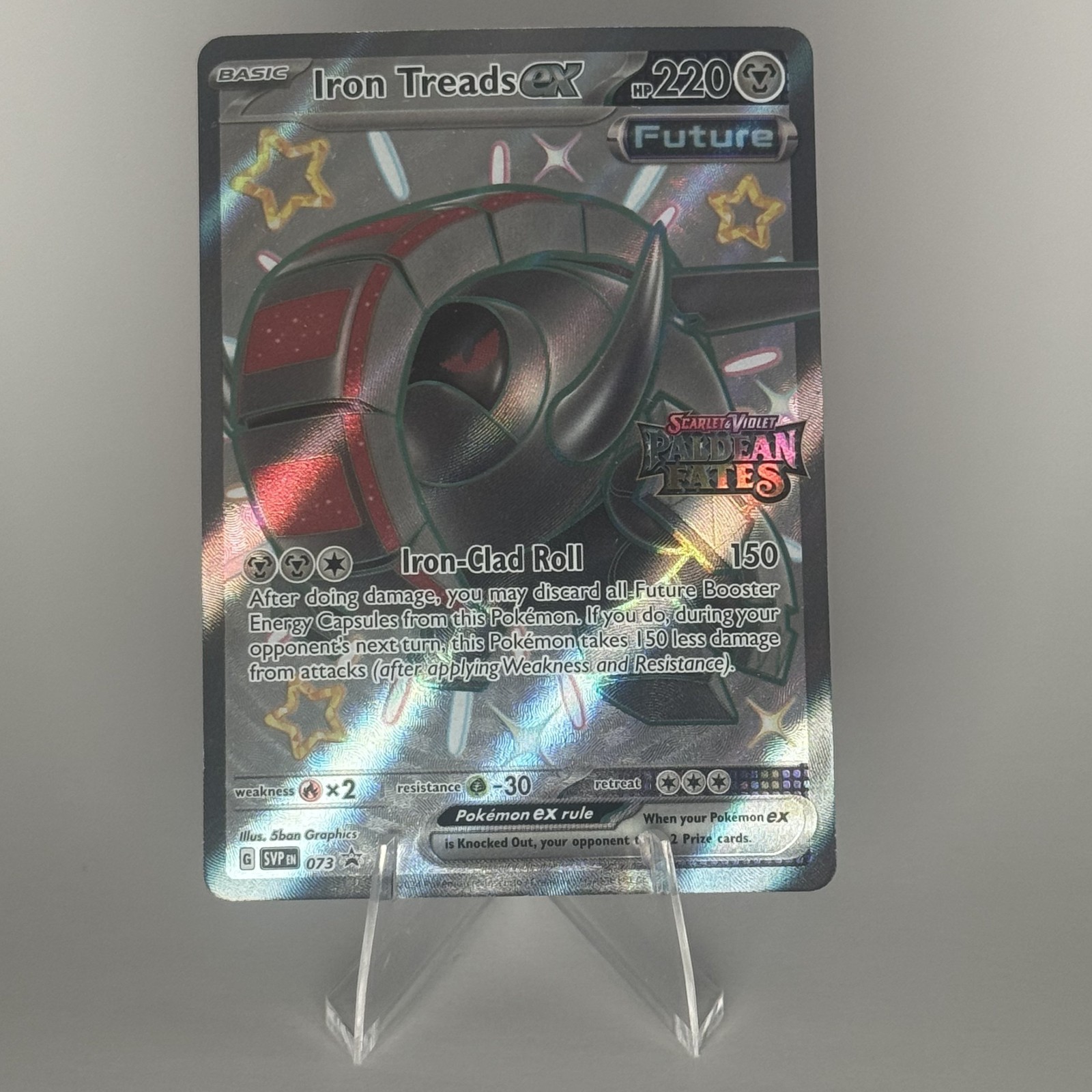 Iron Treads EX (Paldean Fates Stamped) 073 SV: Promos LP