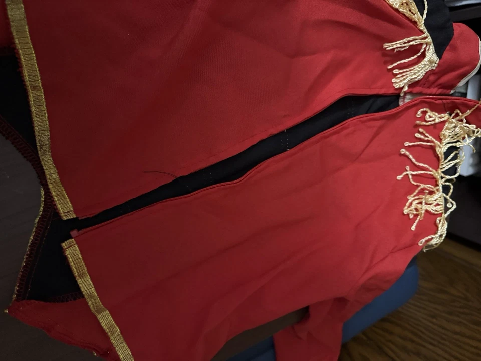 Игрушечный солдатик костюм размер 8-10 Щелкунчик барабанщик мальчик группы красный синий желтый - Изображение 2 из 2