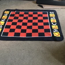 Giant Checkers Vintage 1979 3" Checker Pieces, 70s Nostalgic Toys