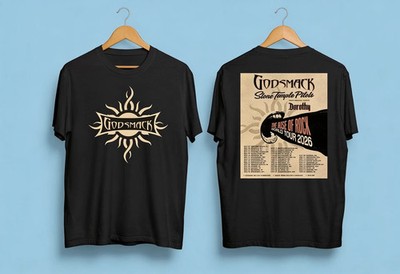 Reprint The Rise Of Rock World Tour 2026 Schedule Two Sided Unisex T-Shirt