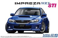 Aoshima 1/24 The Model Car Series No.29 Subaru Grb Impreza Wrx Sti Modell 2010